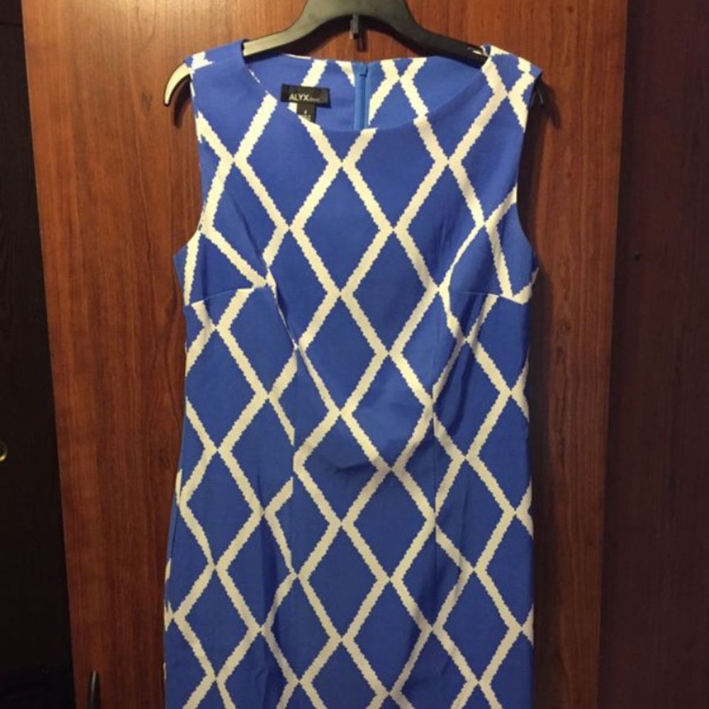 Super Cute blue and white dress